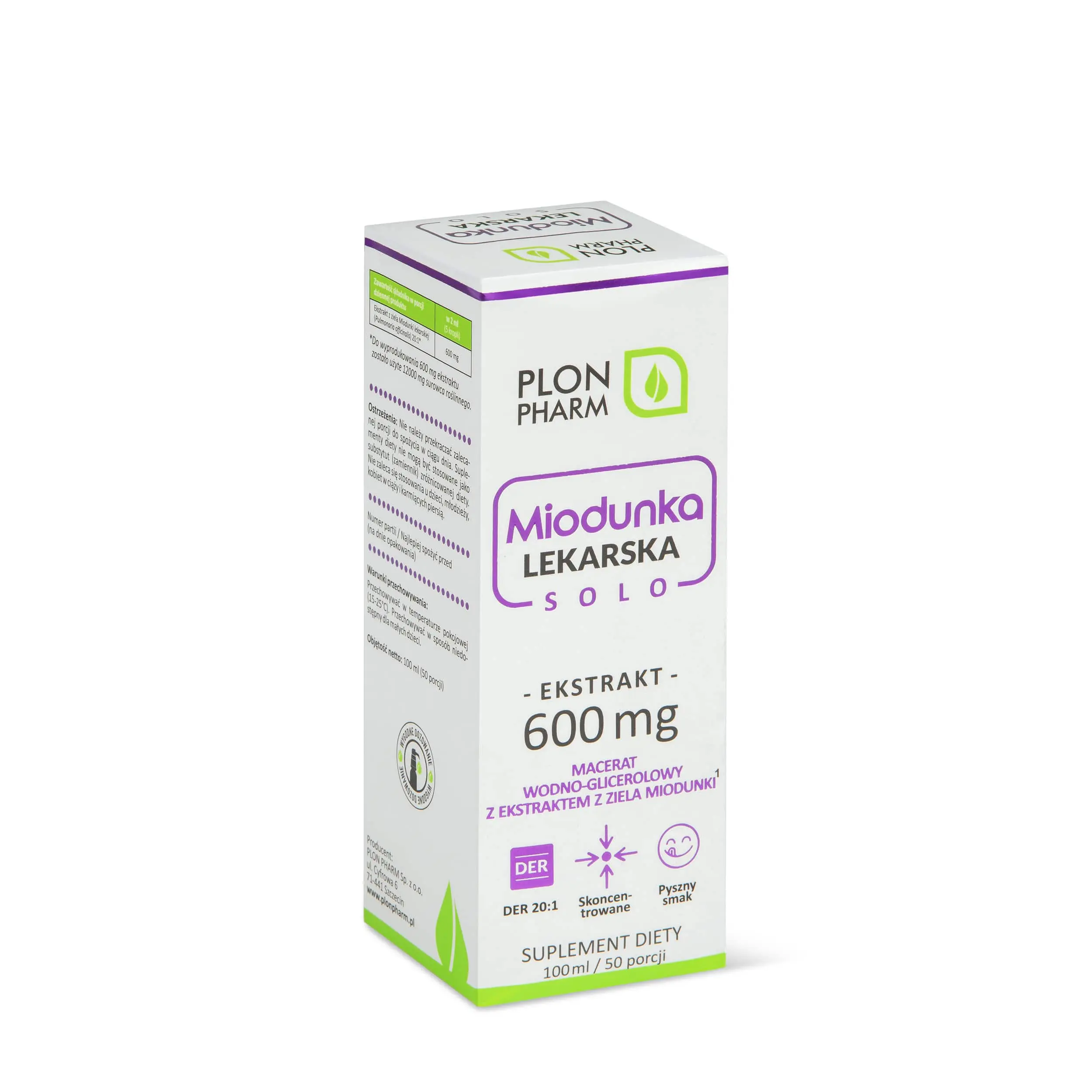 Miodunka Lekarska 20:1 Solo 100ml