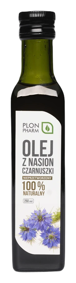 Olej z nasion czarnuszki — zimnotłoczony, nieprzetworzony