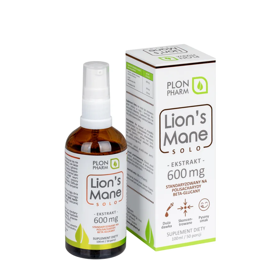 Lion's Mane Solo, ekstrakt z soplówki jeżowatej, 100 ml